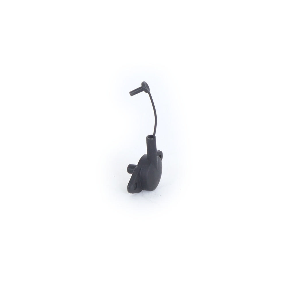 Pressure test outlet with cap, short