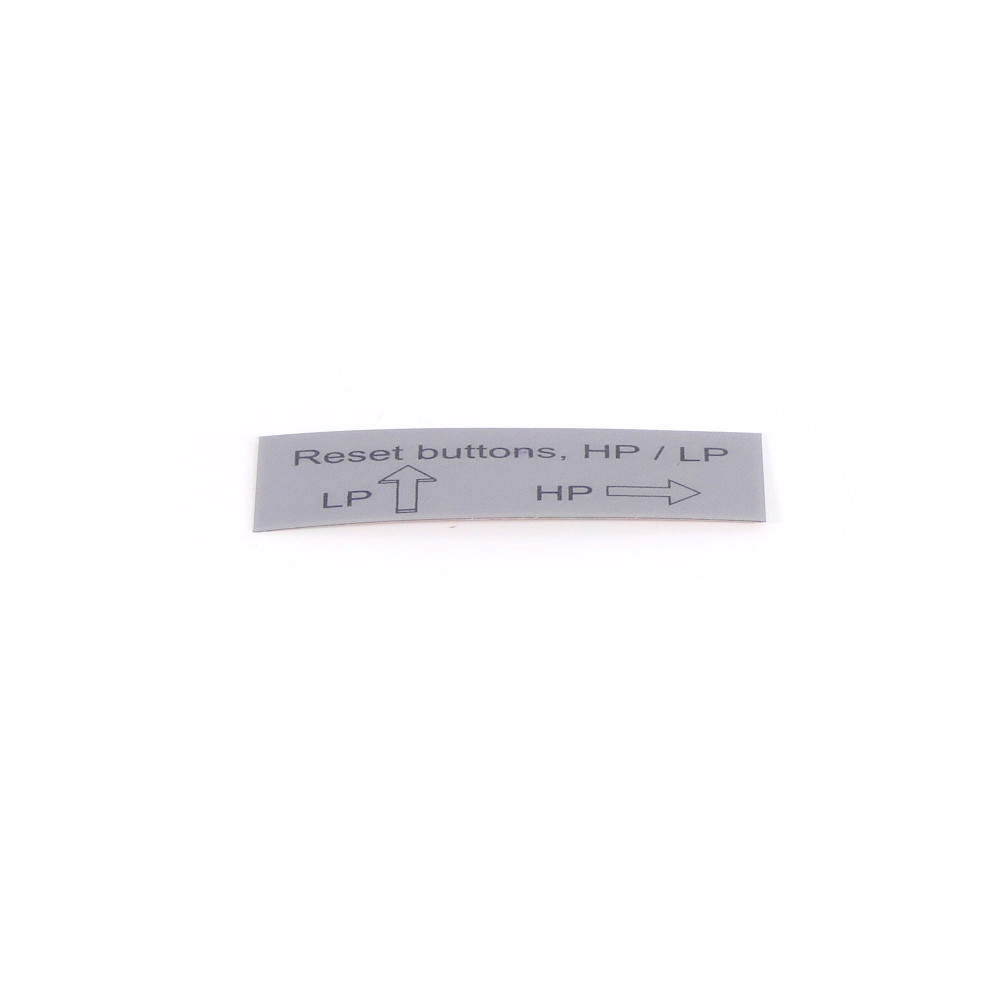 Plastetiket, mærkatsæt AC-M7 MKII, DLO