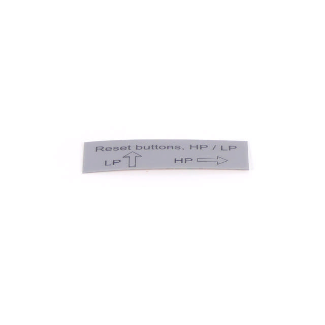 Plastetiket, mærkatsæt AC-M7 MKII, DLO