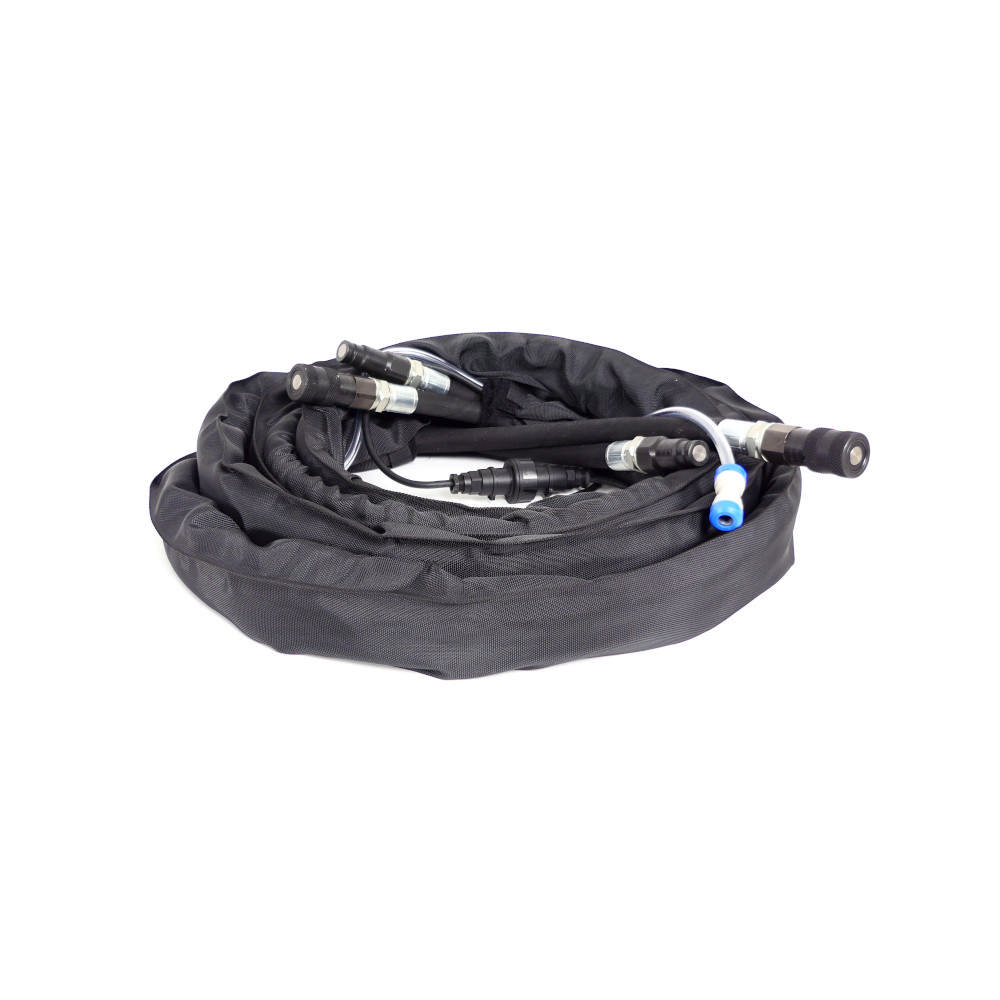 Forbindelsesslange, 5m, FFC, sorte koblinger