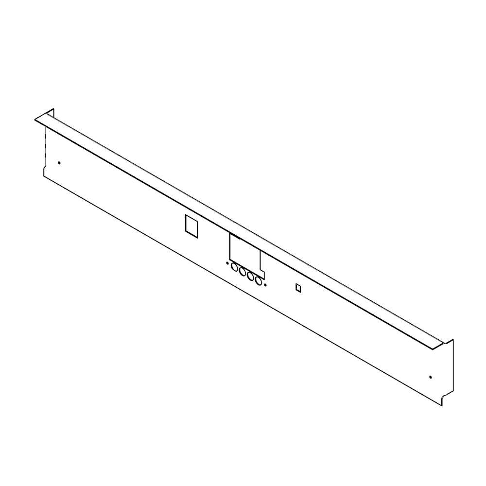 Frontplade for elboks