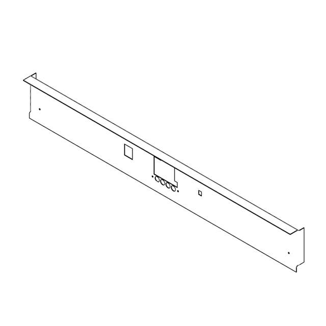 Frontplade for elboks