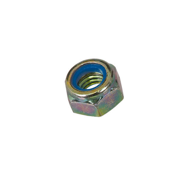 Lock nut, M8, HEX13,0/14,4x8mm, with polyamide ring, FZB