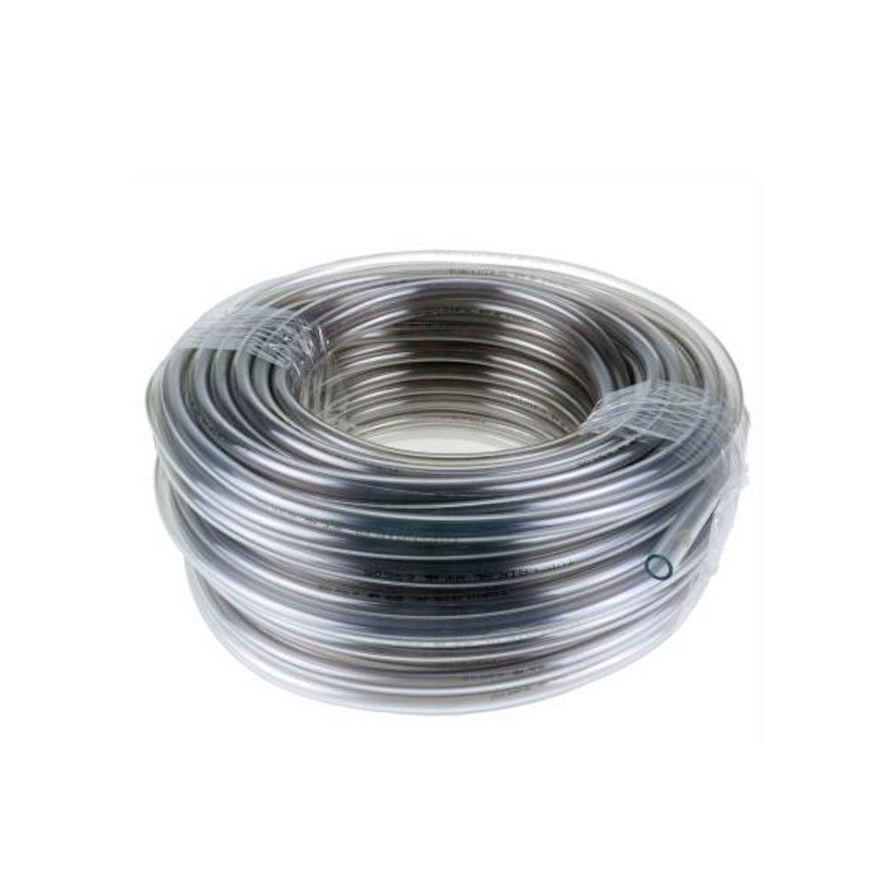 Transparent PVC slange, 6mm x 9mm,