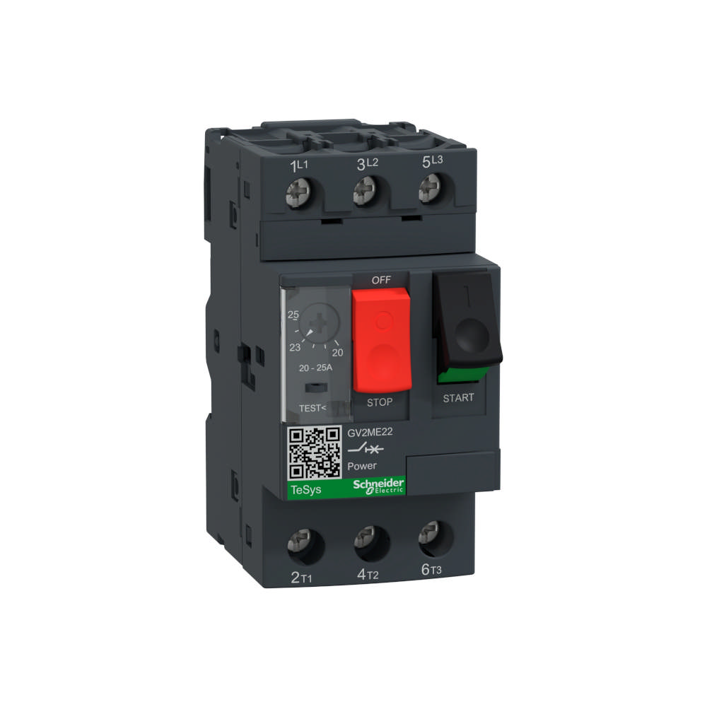 Kontakt, afbryder, MCB 3 pole 20.0-25.0A