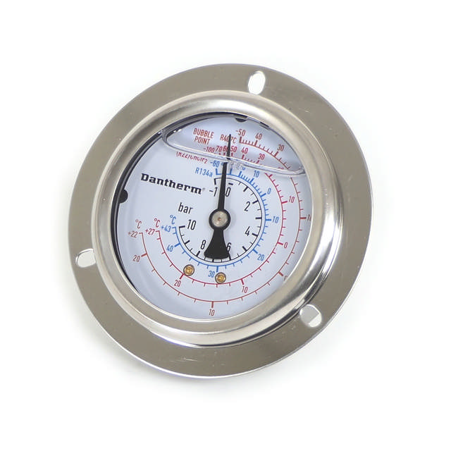 Niederdruckmanometer, ø63mm, mit Dantherm-Logo